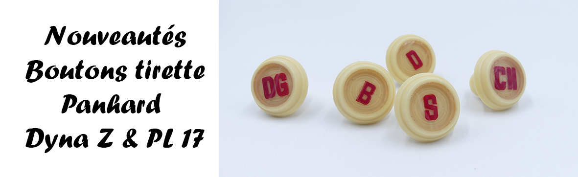 Nouveautés - Boutons de tirette Panhard Dyna Z & PL 17